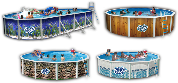 Piscinas Decoradas Toi (4 de los 10 modelos disponibles)