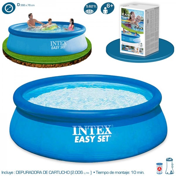 Piscina intex 366 x 76