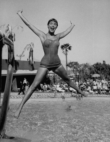 Kim Smith en el Hotel Sands de Las Vegas (1954)