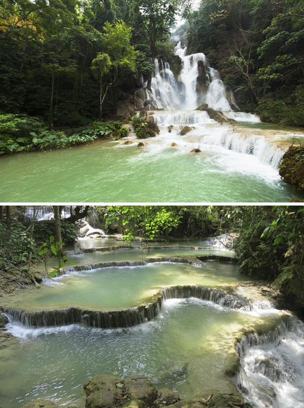Piscina Natural - Cascadas de Tat Kuang Si. Luang Prabang (Laos)