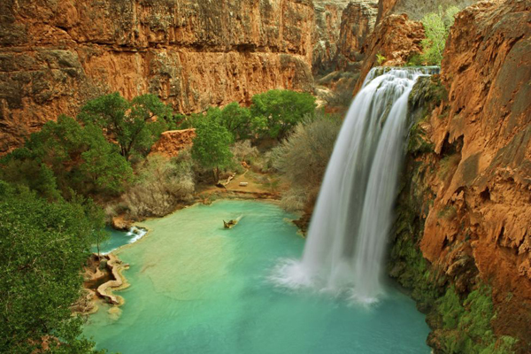 Piscina Natural - Havasu Falls. Arizona (EE UU)