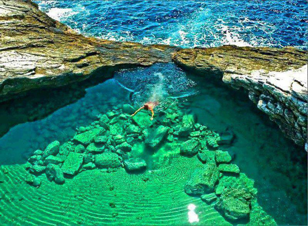 Piscinas Naturales - Laguna de Giola. Isla de Thassos (Grecia)