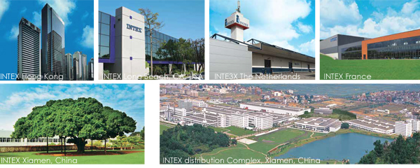 Plantas de producción y distribución INTEX